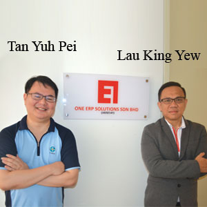 Tan Yuh Pei, Founder and Director of Operation and Lau King Yew, Founder and Director of Business & Consulting,, ONE ERP SOLUTIONS