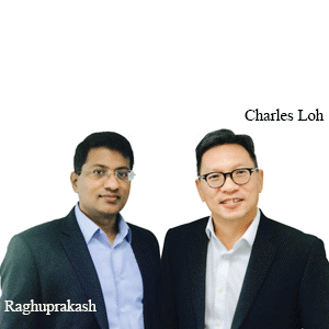 Raghuprakash Ramaraj, Founder ,Charles Loh, Partner & MD, vvolve