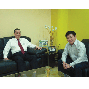 DR. NICK NG MENG KEE & ADRIAN NG MENG POH,Executive chairman & Group CEO, mega fortris DR. NICK NG MENG KEE & ADRIAN NG MENG POH,Executive chairman & Group CEO, mega fortris