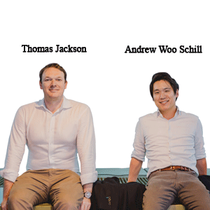 Thomas Jackson, Co-founder & Andrew Woo Schill, Co-founder, Bayes Digital Solutions Thomas Jackson, Co-founder & Andrew Woo Schill, Co-founder, Bayes Digital Solutions