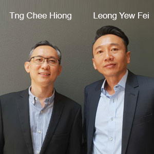 Tng Chee Hiong,Co-Founder and Leong Yew, Fei Co-Founder, CrimsonWorks Tng Chee Hiong,Co-Founder and Leong Yew, Fei Co-Founder, CrimsonWorks