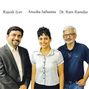 Rajesh Iyer, Chief Business Officer, Anusha Jathanna, Head of Platform & Products, Dr. Ram Ramdas, Chief Evangelist, Herald Logic