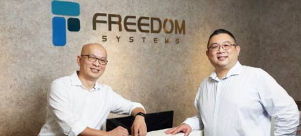 ,Hank Yu, CEO and Daniel Chao, VP of Engineering, Freedom Systems