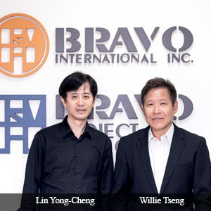 Willie Tseng, Co-Founder and Lin Yong-Cheng, Co-Founder, Bravo International