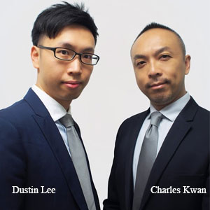 Dustin Lee,Head Of Business Analytics Solution and Charles Kwan, Sales Director, SAGE Technologies