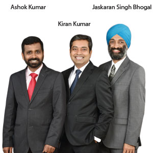 Ashok Kumar, Kiran Kumar, Jaskaran Singh Bhogal,Co-Founders & Executive Directors, Profinch Solutions Ashok Kumar, Kiran Kumar, Jaskaran Singh Bhogal,Co-Founders & Executive Directors, Profinch Solutions