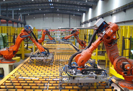 Robots Revolutionizing Assembly Line