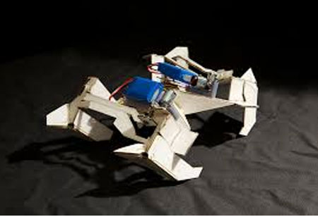 Origami-inspired Robots can Lift Heavy Weight